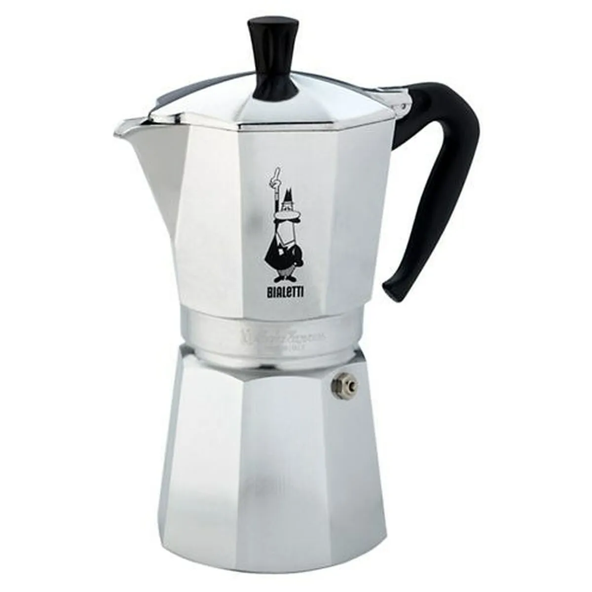 Cafettiera Italiana Bialetti Moka Express Argentato Alluminio 12 Tazze 0,75 L