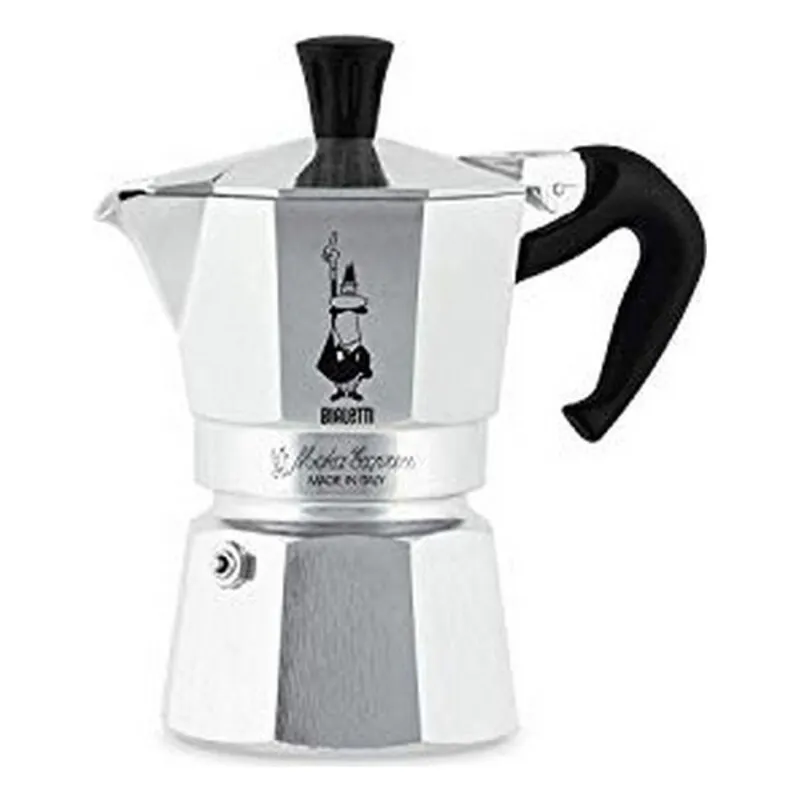 Caffettiera Express Bialetti Moka Express Acciaio inossidabile Alluminio 2 Tazze