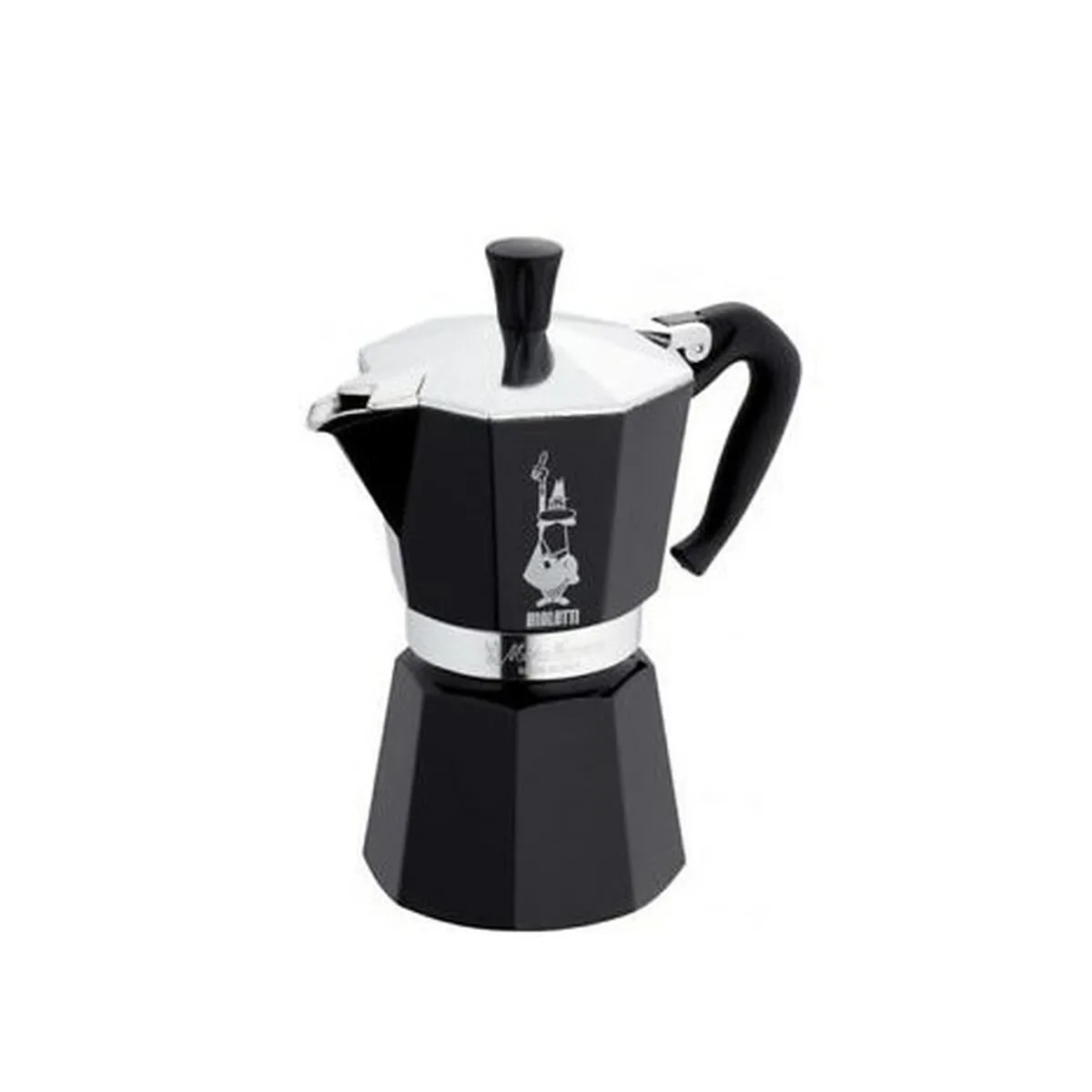 Cafettiera Italiana Bialetti 4951 Nero Alluminio 1 Tazza