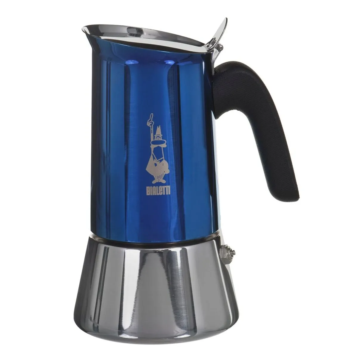 Cafettiera Italiana Bialetti New Venus 6 Tazze Azzurro Acciaio inossidabile 300 ml