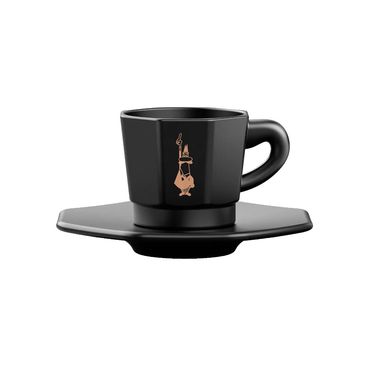 Set di Tazze da Caffè Bialetti Nero (4 Unità)