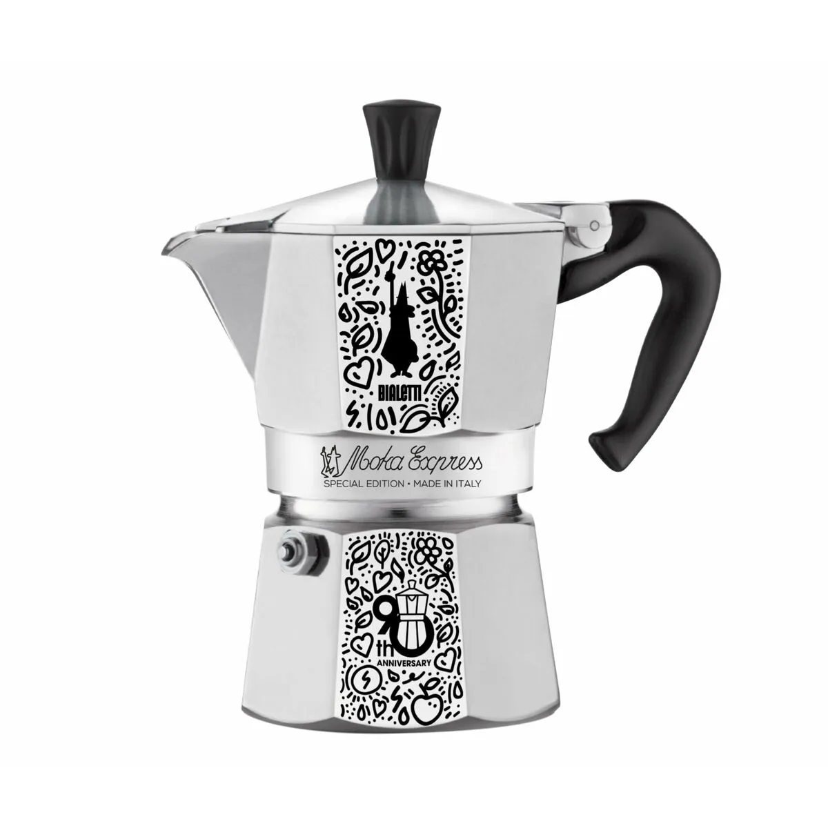 Cafettiera Italiana Bialetti Moka Express Alluminio