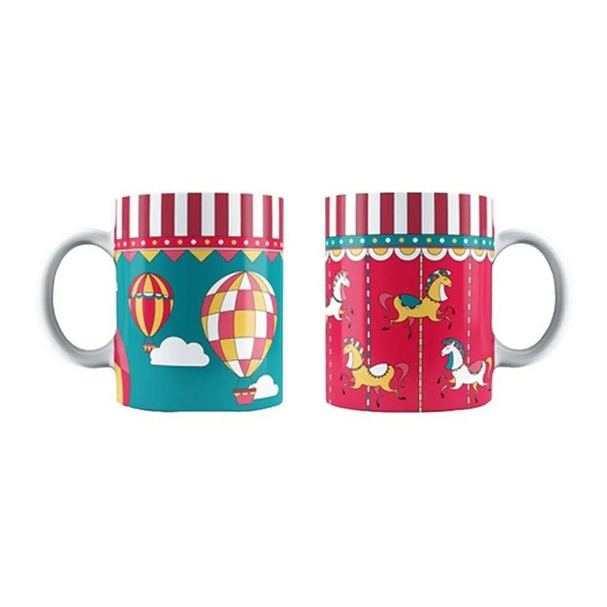 Set di 2 Tazze Mug Bialetti Winter Wonderland 300 ml