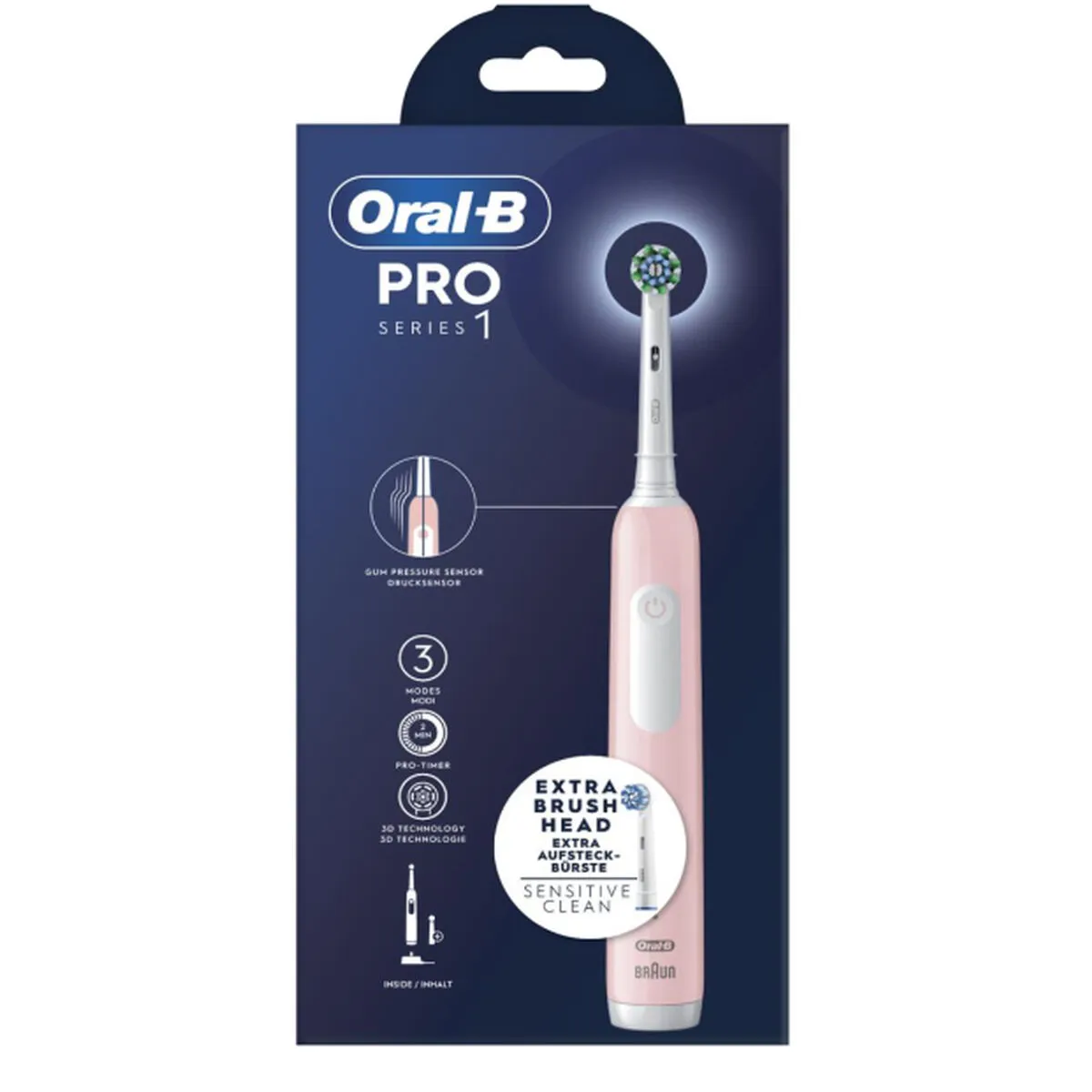 Spazzolino da Denti Elettrico Oral-B PRO1 PINK