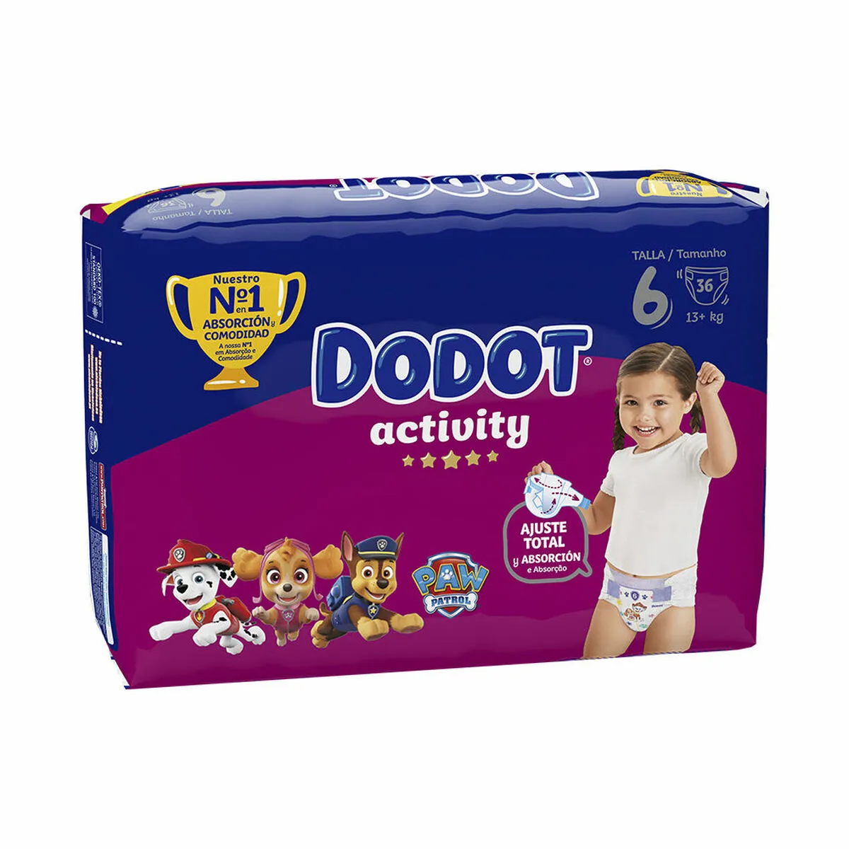 Pannolini Dodot Activity 6 +13 kg (36 Unità)