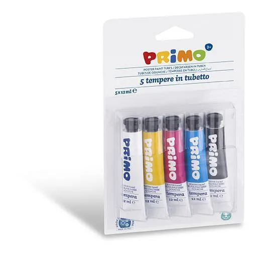 CONF5  TUBETTI TEMPERA  DA 12ML