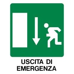 CARTELLO USCITA EMERGENZA FREC IN B