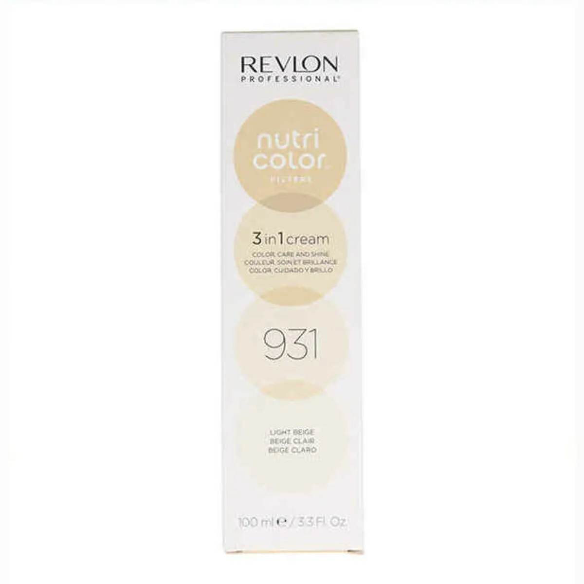 Tintura Permanente Nutri Color Revlon 931 Beige (100 ml)