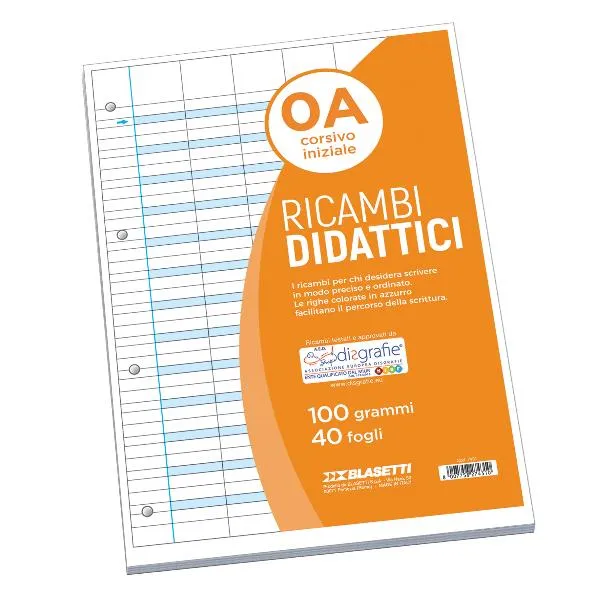 RICAMBI DIDATTICI A4 0A 40FF 100GR