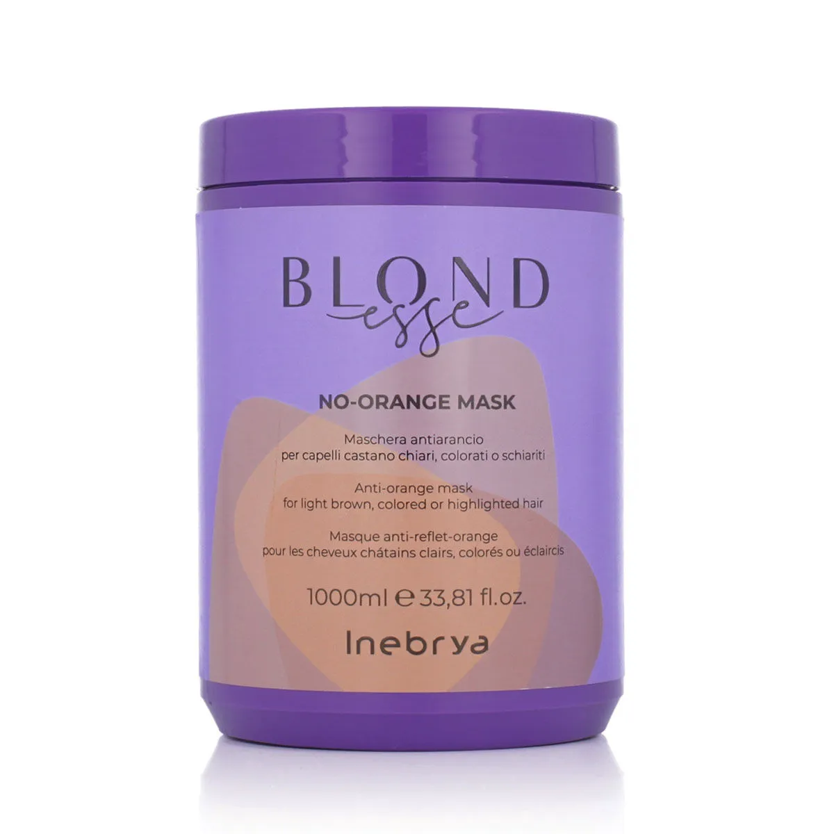 Maschera per Capelli Inebrya BLONDesse No-Orange Mask (1 L)