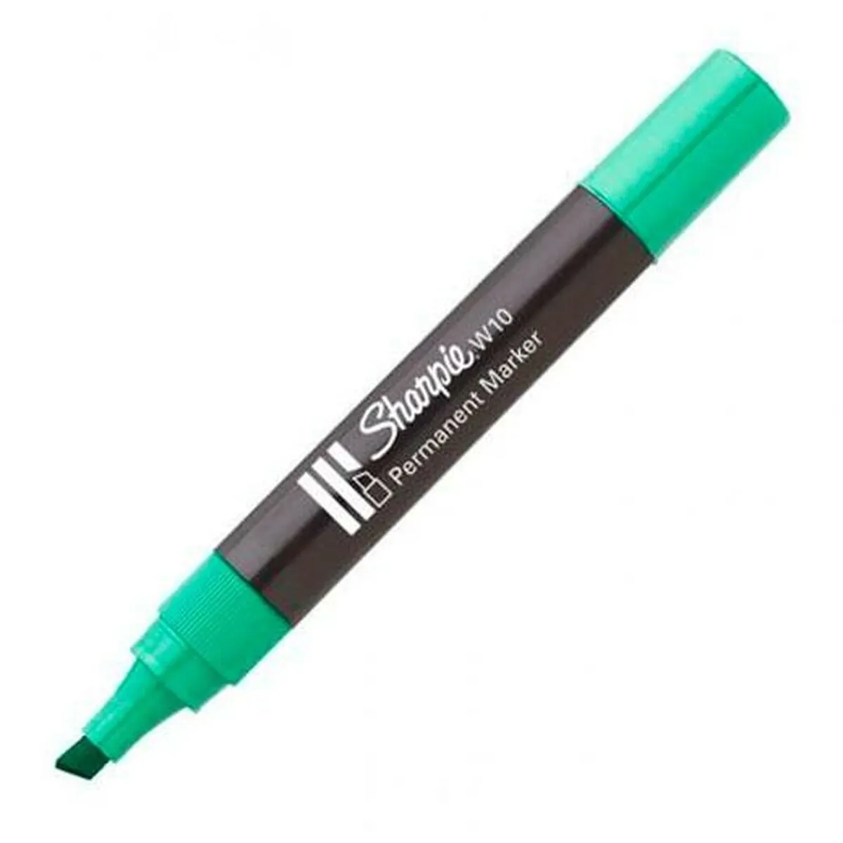 Marcatore permanente Sharpie W10 Verde 12 Pezzi