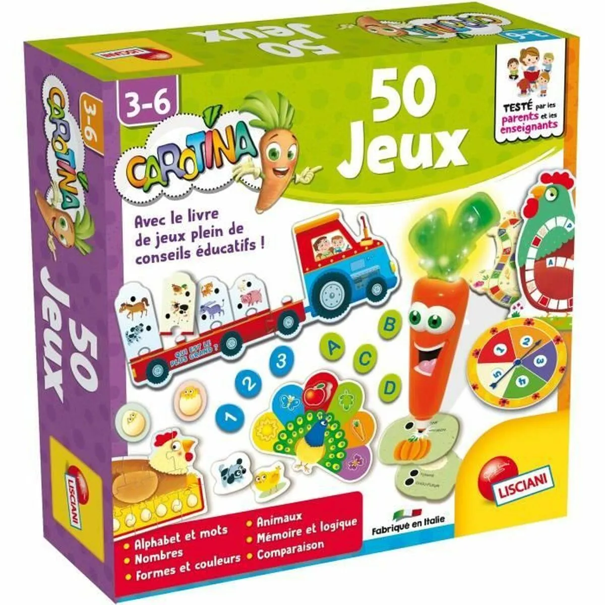 Gioco Educativo Lisciani Giochi 50 Jeux (FR)