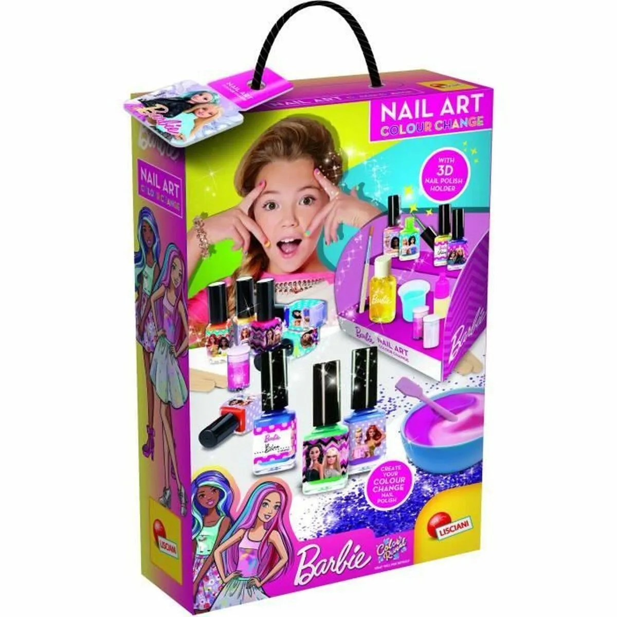 Set dei Manicure Lisciani Giochi Barbie nail art