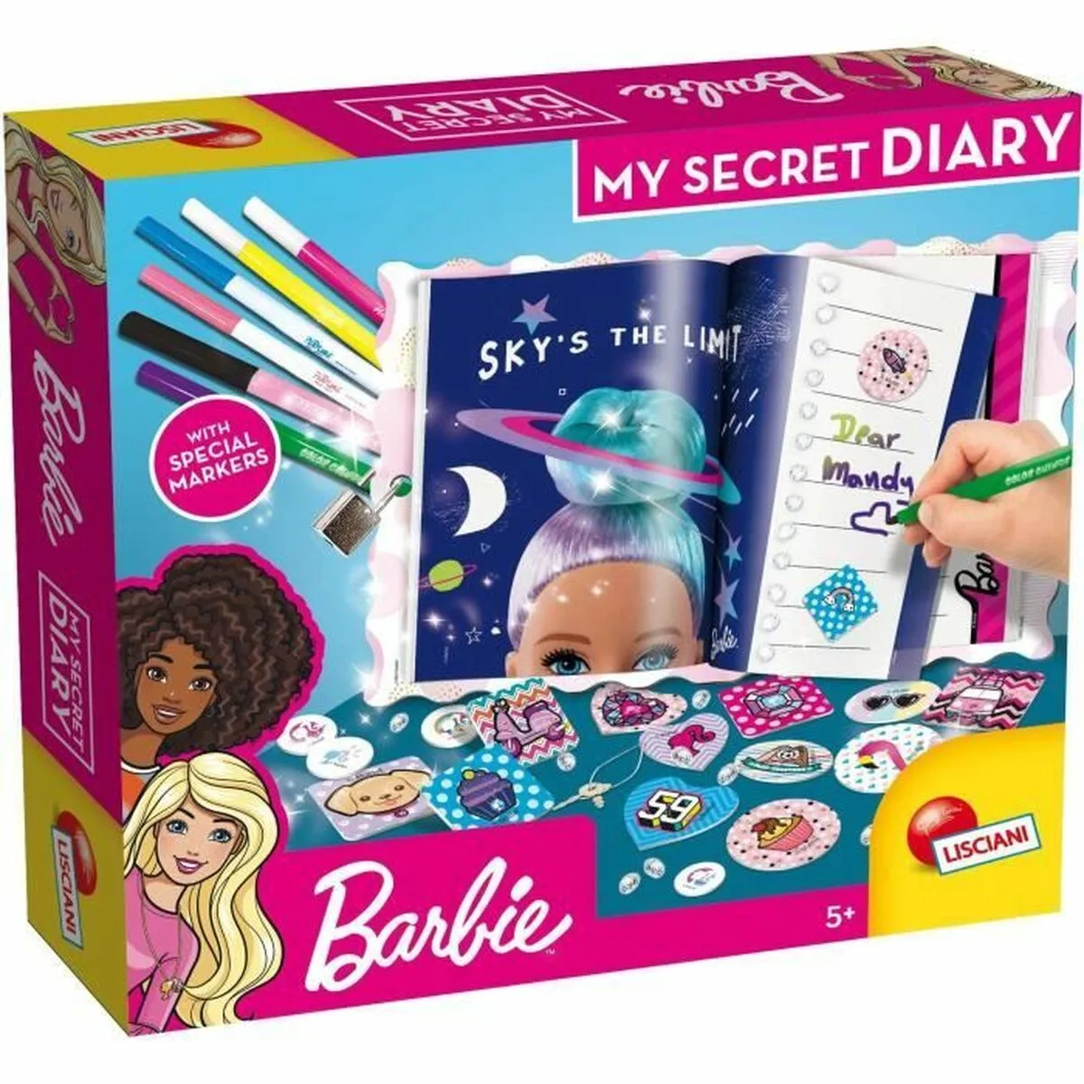 Diario con Accessori Lisciani Giochi Barbie