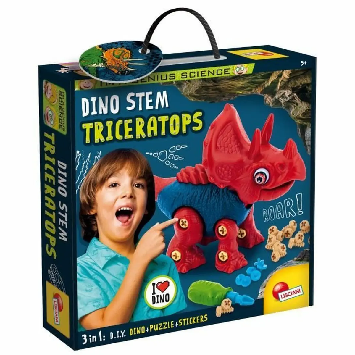 Gioco di Scienza Lisciani Giochi Triceratops