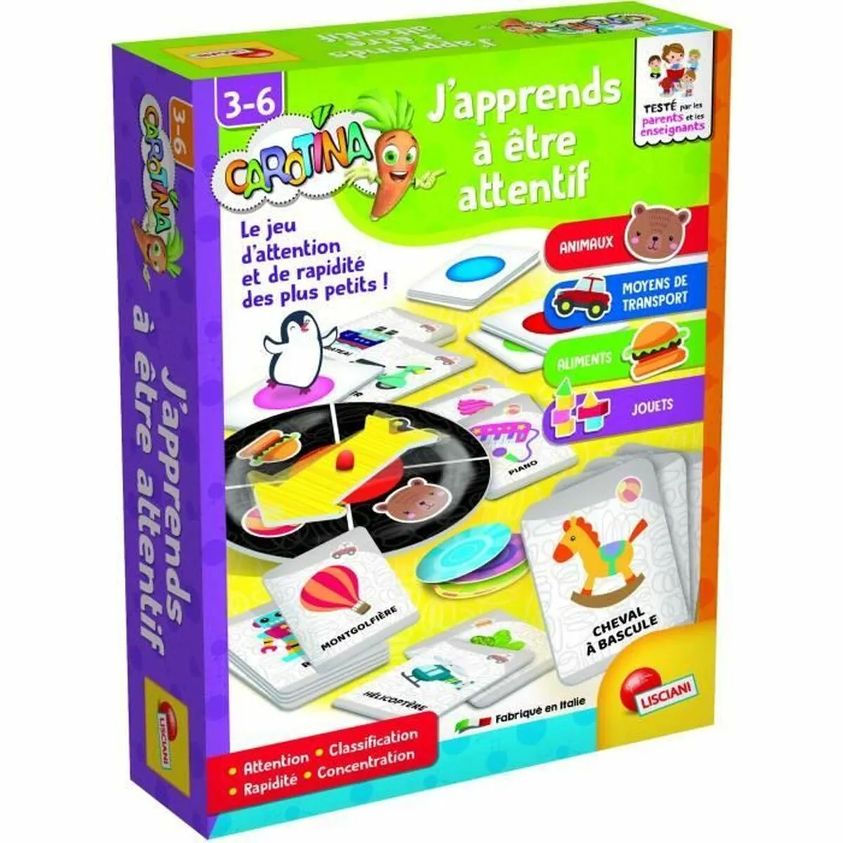 Gioco Educativo Lisciani Giochi Carotina J'apprends