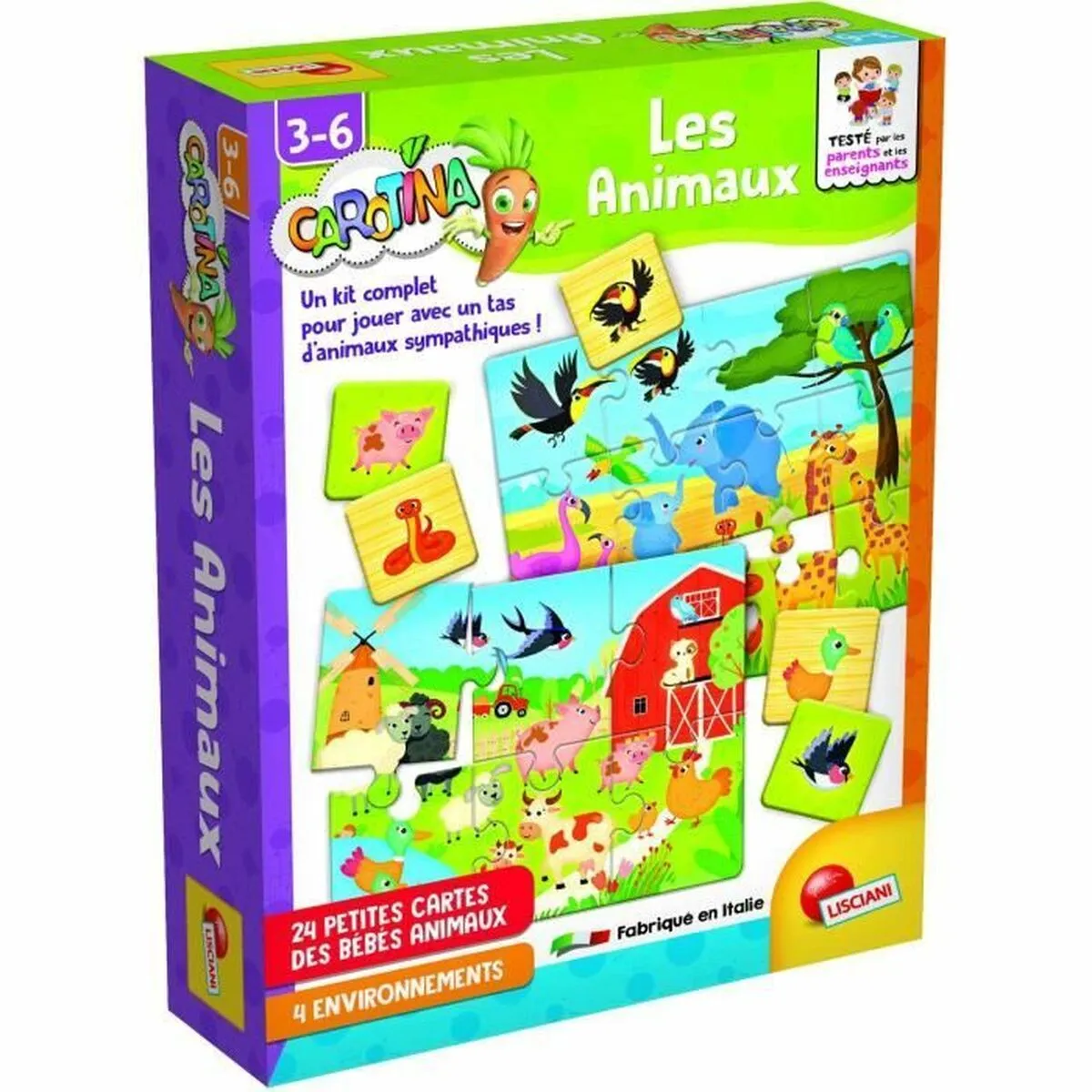 Gioco Educativo Lisciani Giochi Les animaux