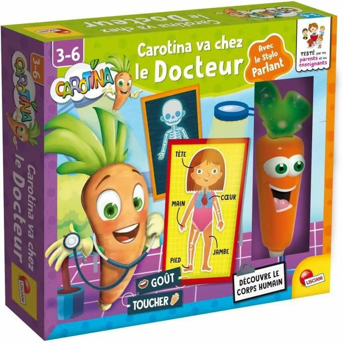 Gioco Educativo Lisciani Giochi Carotina va chez le docteur