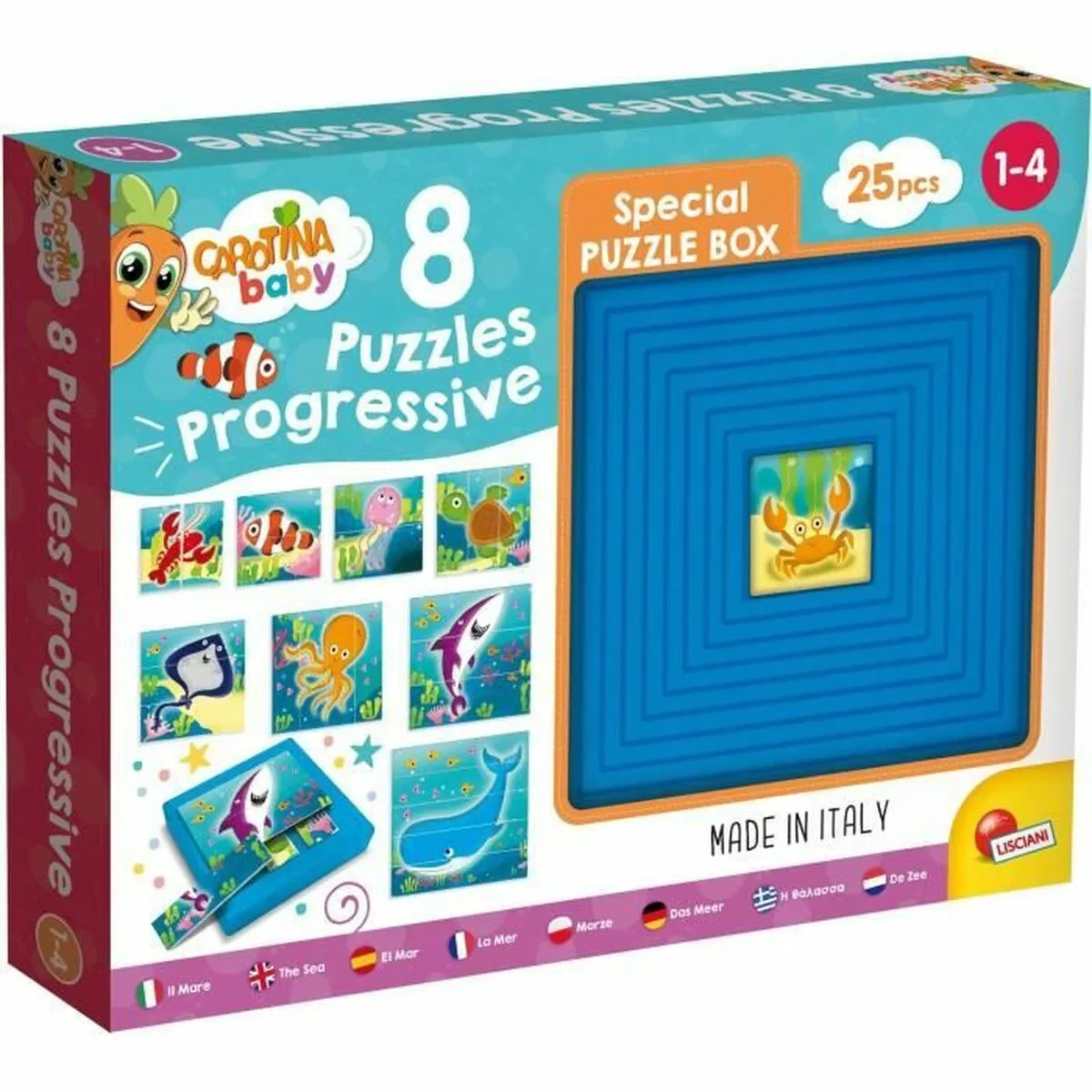 Puzzle Lisciani Giochi Carotina baby animali