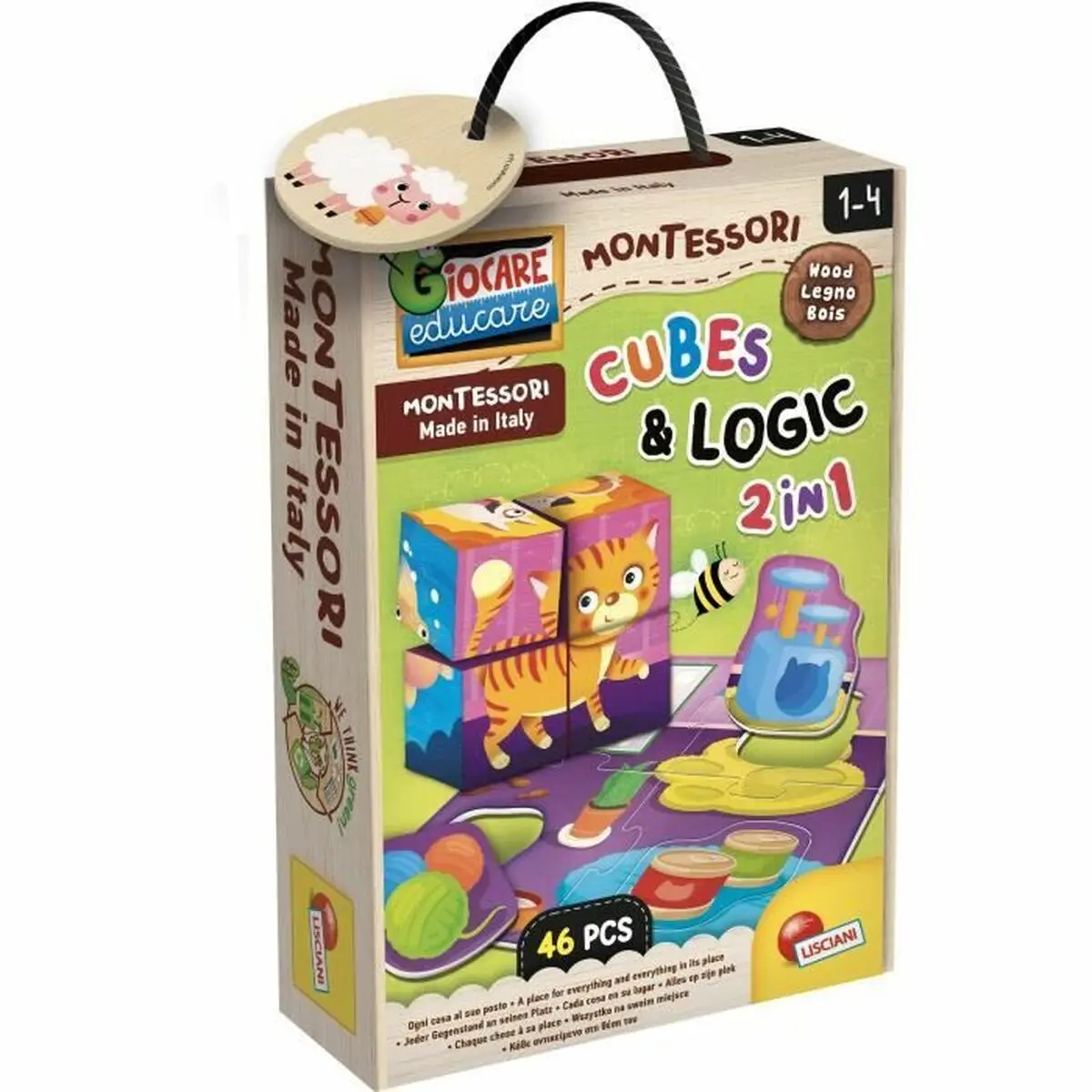 Gioco Educativo Lisciani Giochi Cubes & Logic 2 in1 (FR)