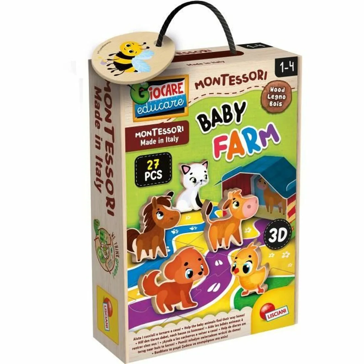 Gioco Educativo Lisciani Giochi Baby farm (FR)