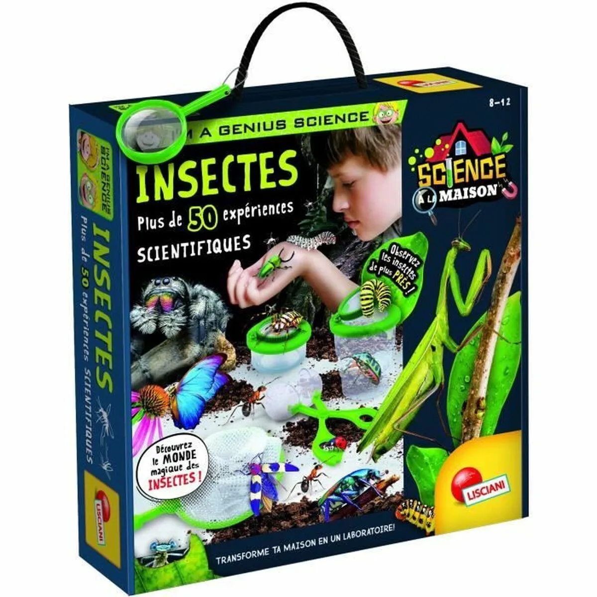 Gioco di Scienza Lisciani Giochi Génius Science scientific game insects (FR)