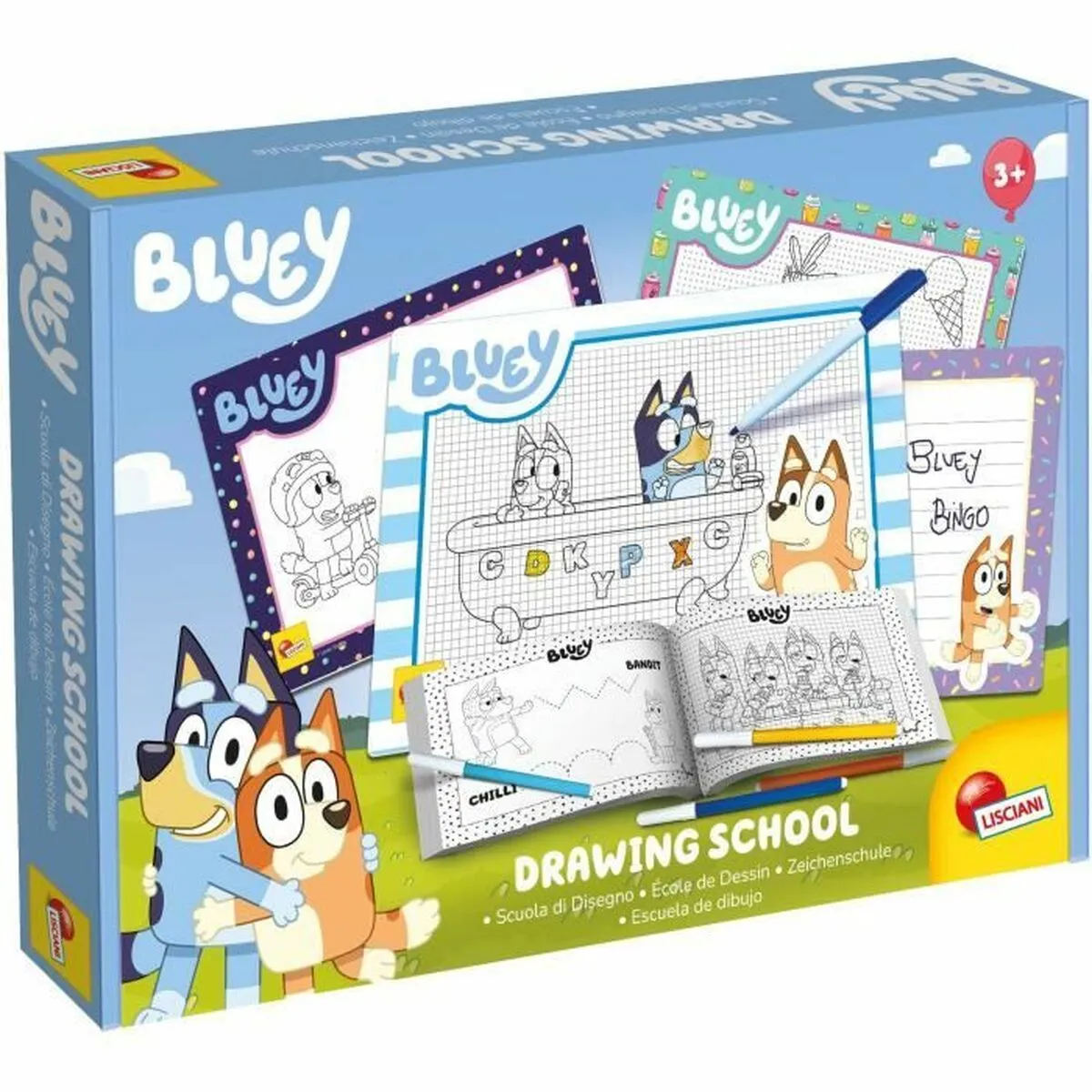 Schede da disegno Lisciani Giochi Bluey Multicolore