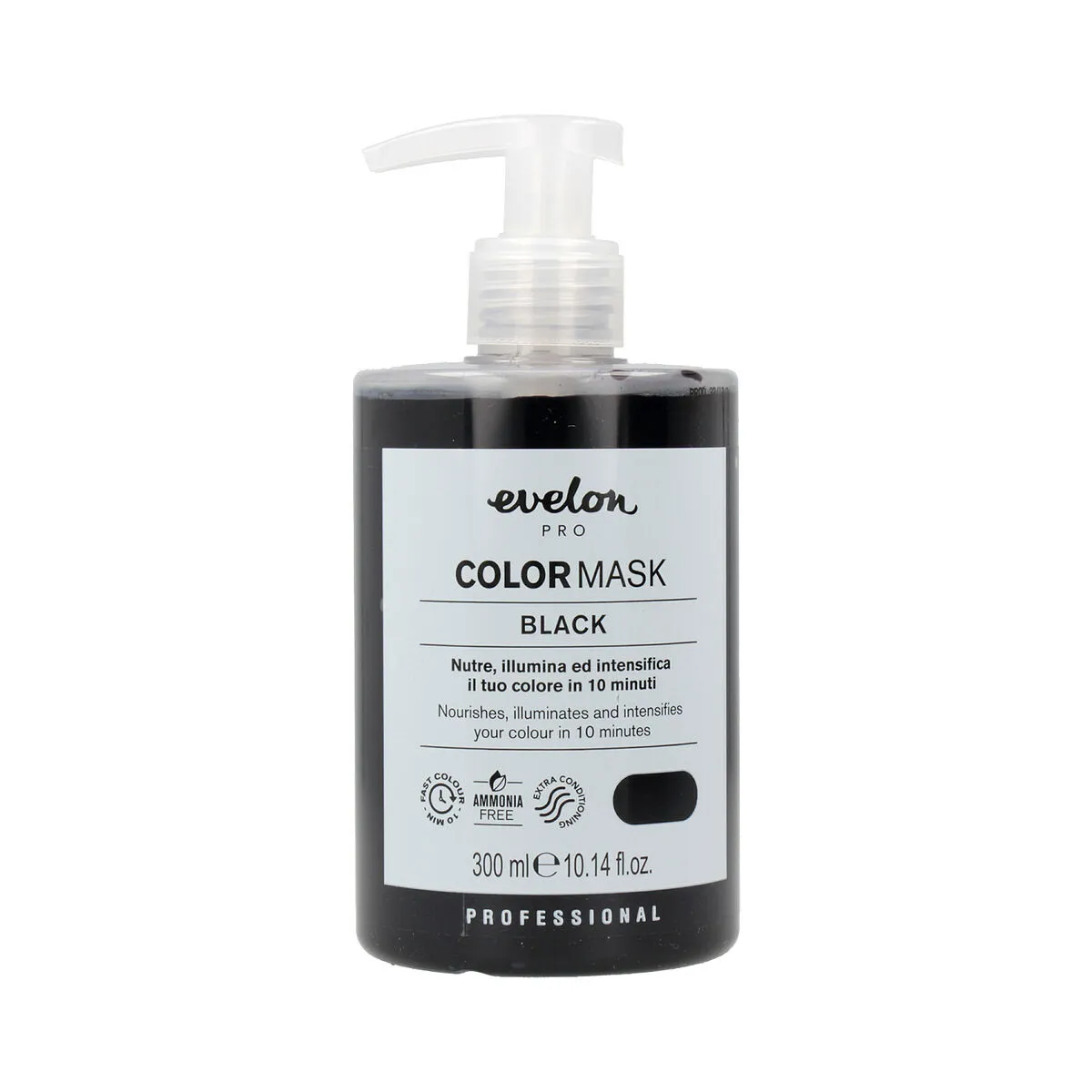 Maschera per Capelli Evelon Pro Pro Color Nero Senza ammoniaca (300 ml)