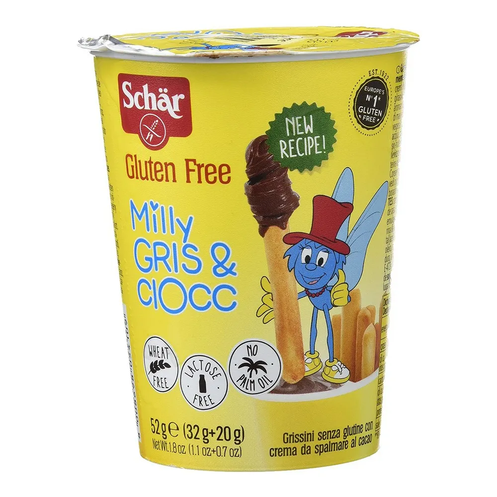 Snacks Schar Milly Gris & Ciocc (52 g)