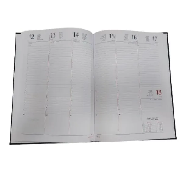 AGENDA BLU SETT 17X24 BL. FISSO