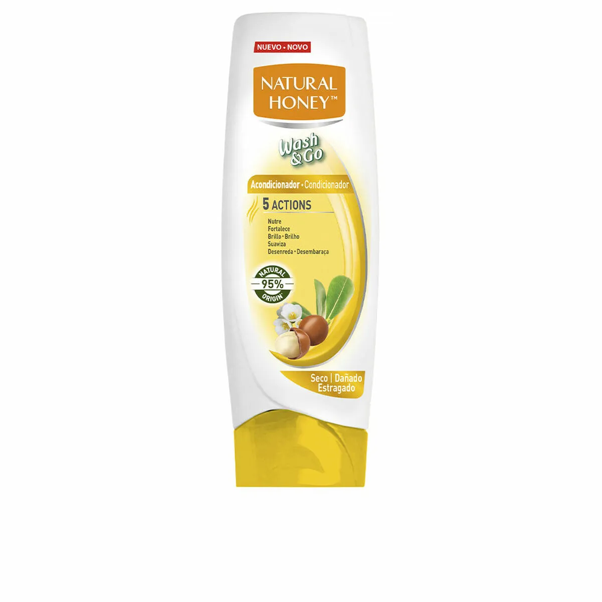 Balsamo Natural Honey Wash Go 330 ml