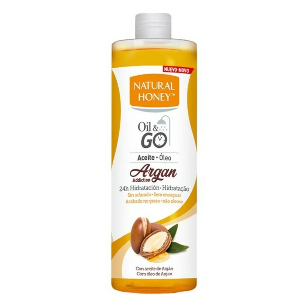 Olio Corpo Oil & Go Natural Honey Elixir De Argan Oil Go Idratante Argan 300 ml