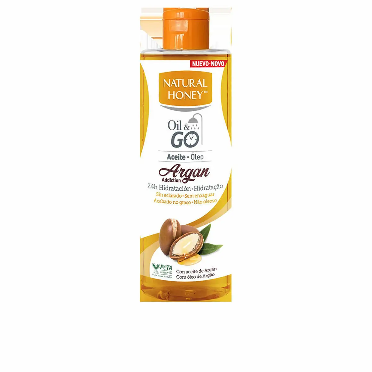 Olio Corpo Natural Honey ELIXIR  DE ARGAN 250 ml 300 ml