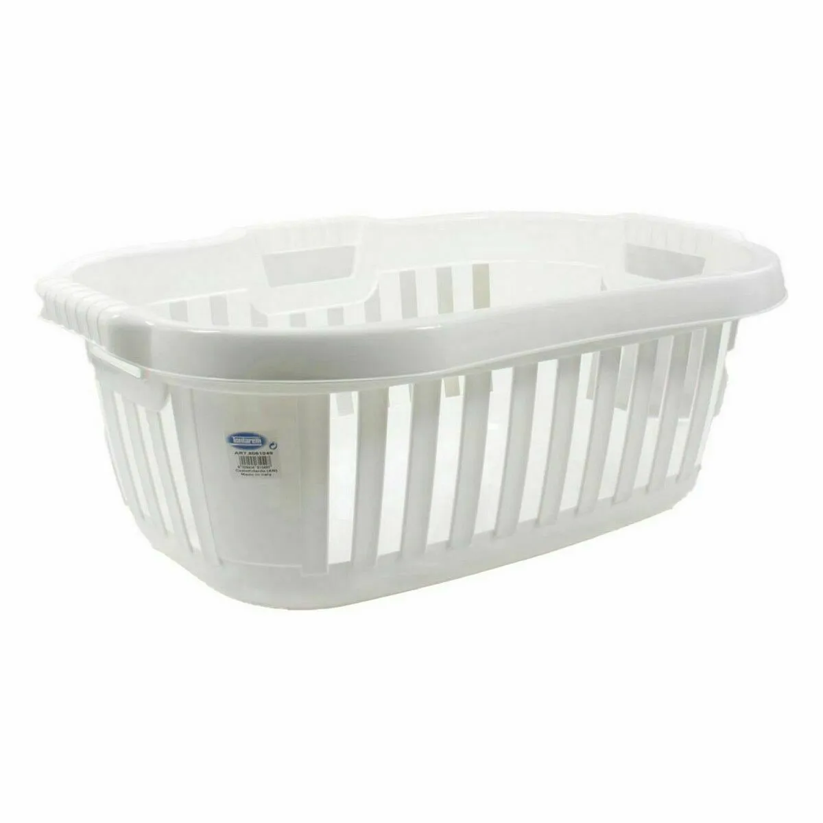 Cesto per i Panni Sporchi Tontarelli Hipster Bianco 50 L 66 x 44 x 25 cm