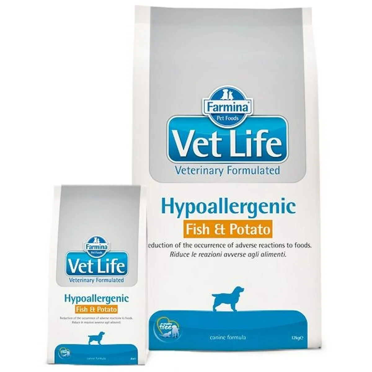 Io penso Farmina Vet Life Hypoallergenic Fish & Potato 12 kg Adulto