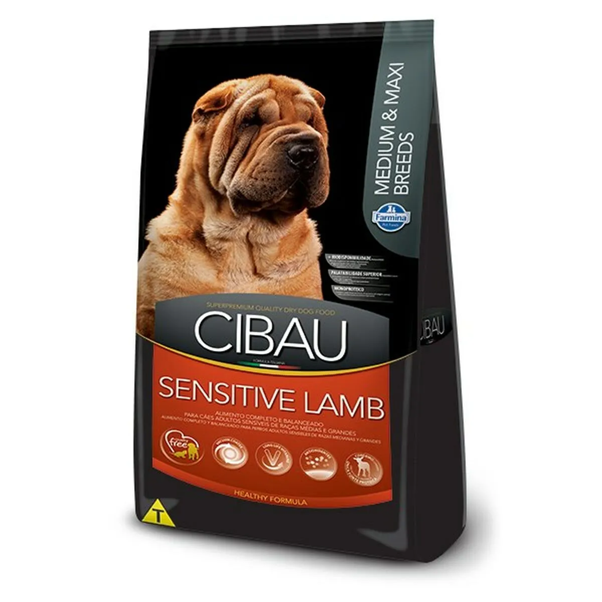 Io penso Farmina SENSITIVE LAMB MEDIUM & MAXI Adulto Agnello 14 Kg