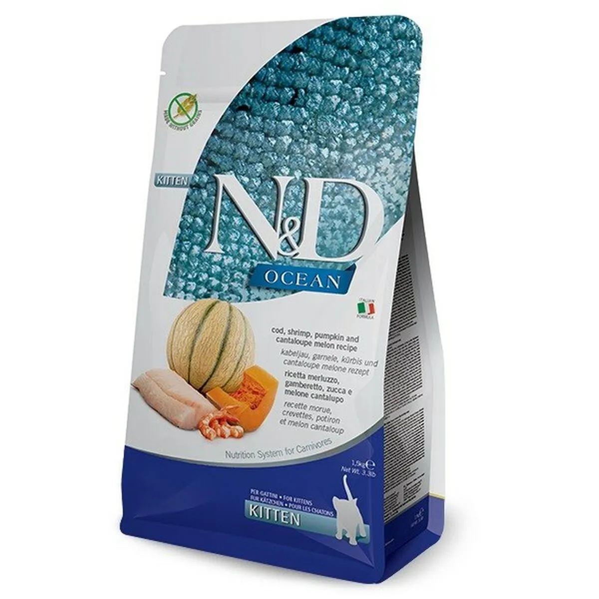 Cibo per gatti Farmina N&D Ocean Zucca 1,5 Kg