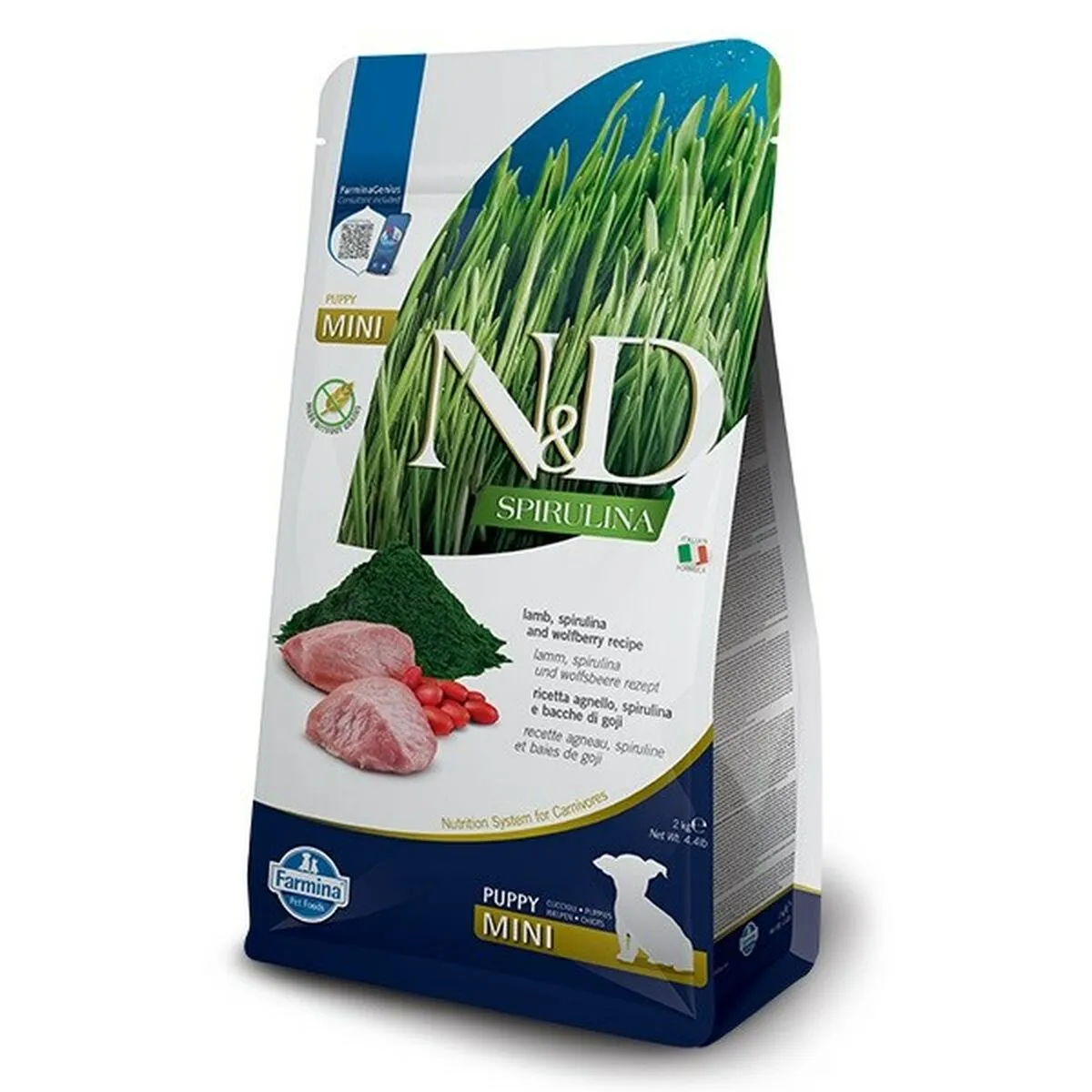 Io penso Farmina N&D Spirulina Cucciolo/Junior Agnello 2 Kg