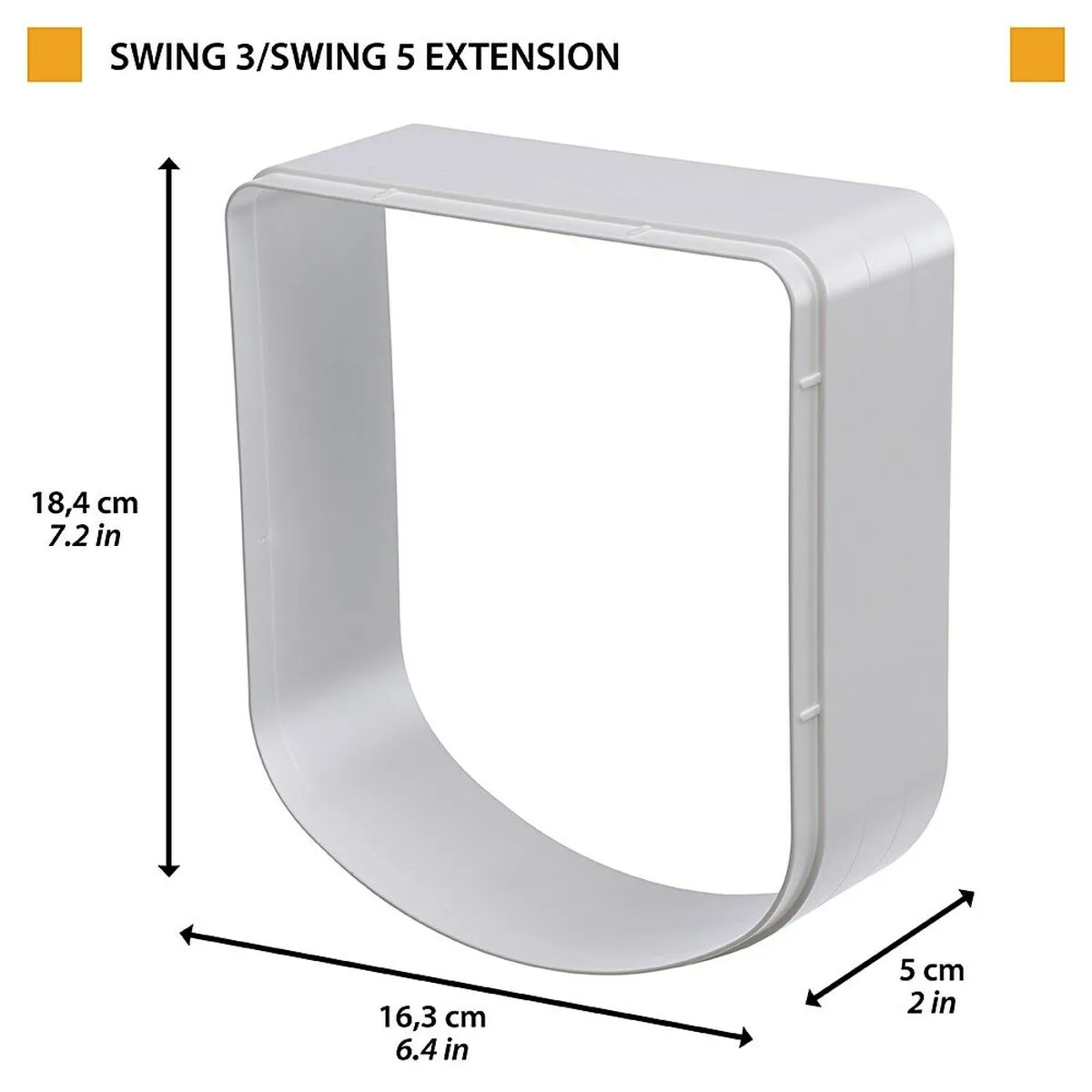 Gattaiola Ferplast SWING 3/5 Kit di estensione Marrone Multicolore Bronce Plastica