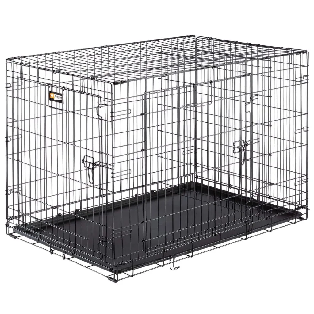 Ferplast Gabbia per Cani Dog-Inn 105 108,5x72,7x76,8 cm Grigia