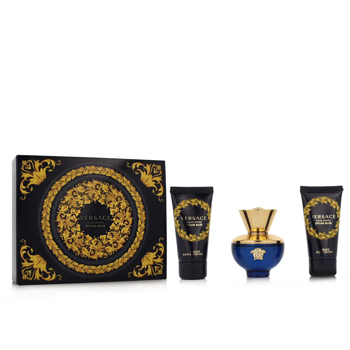 Cofanetto Profumo Donna Versace EDP Dylan Blue 3 Pezzi