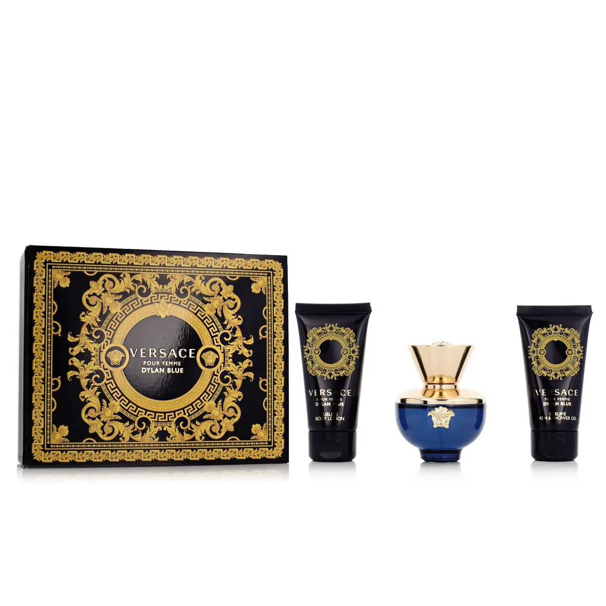 Cofanetto Profumo Donna Versace EDP Dylan Blue 3 Pezzi