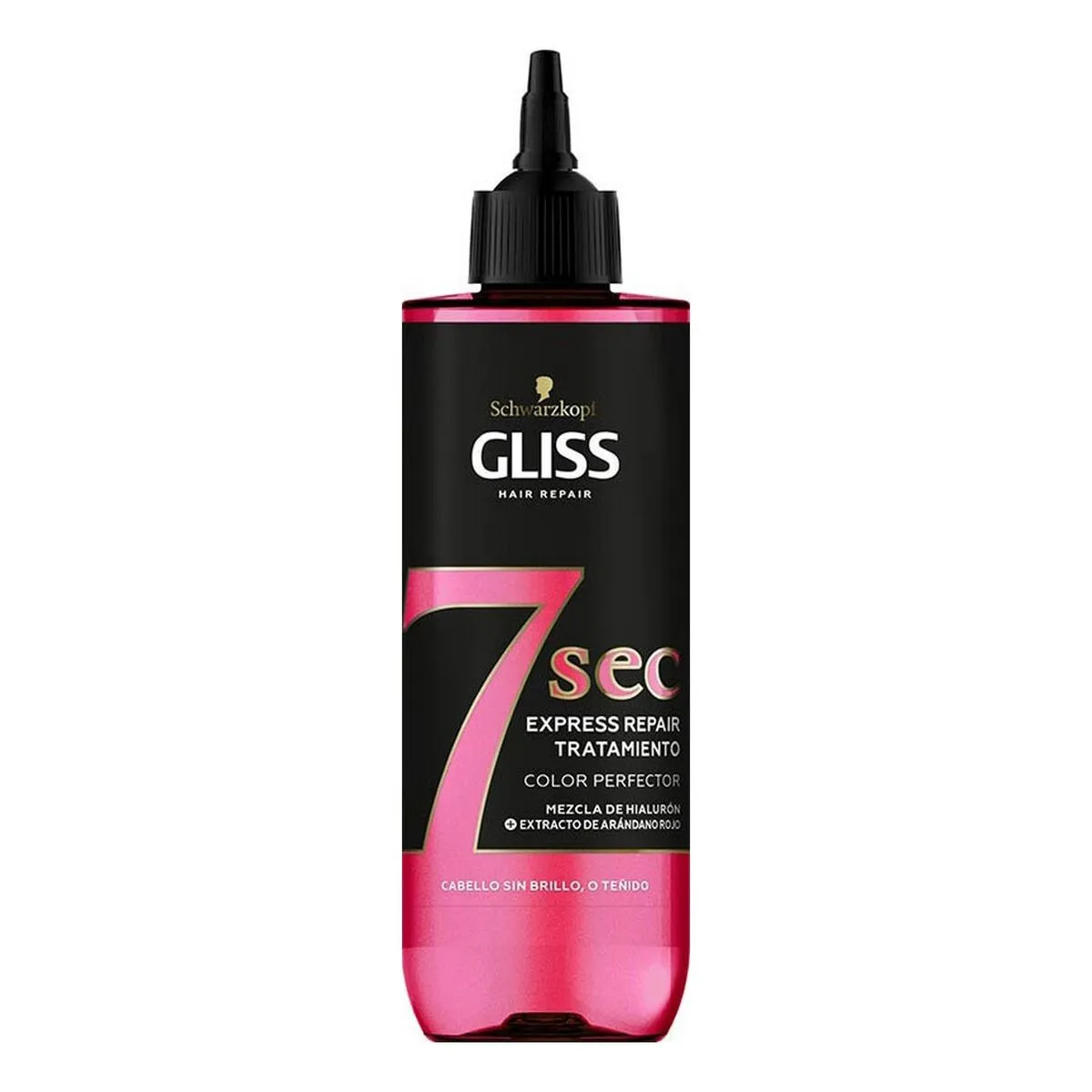 Maschera Riparatrice per Capelli Schwarzkopf Gliss 7 Sec Color Perfector (200 ml)