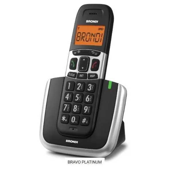 CORDLESS BRAVO PLATINUM BLK/SILVER