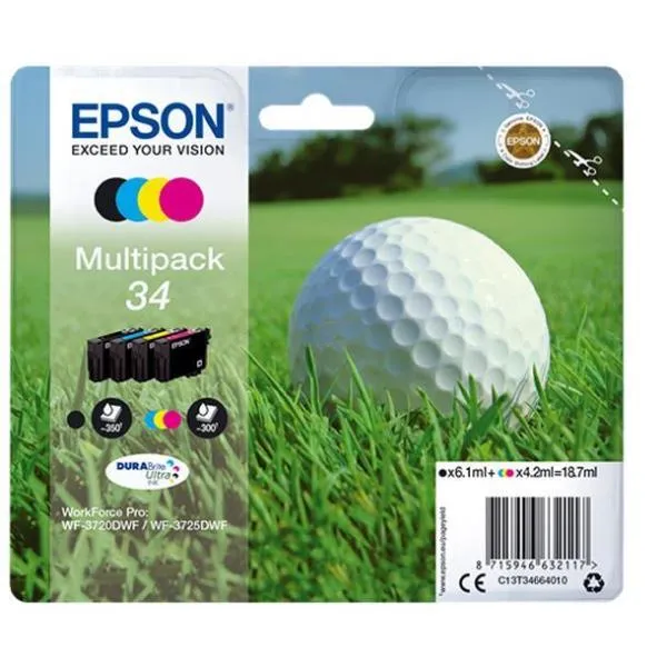 MULTIPACK 4 COLORI PALLINA DA GOLF