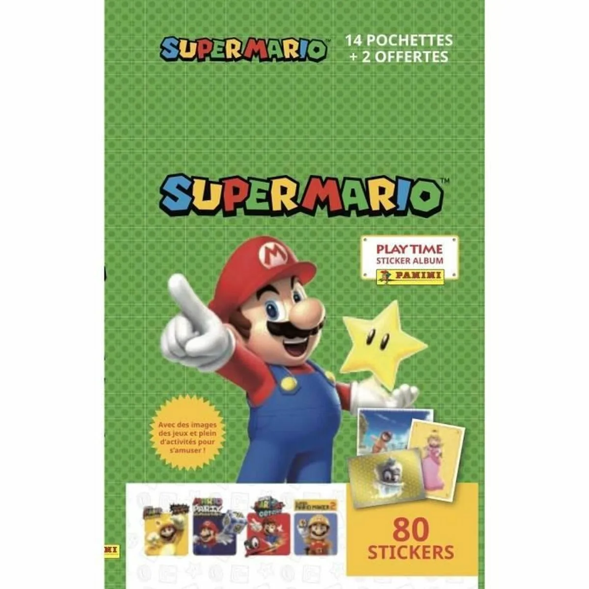 Pacchetto Chrome Panini 14+2 80 Unità Super Mario Bros™