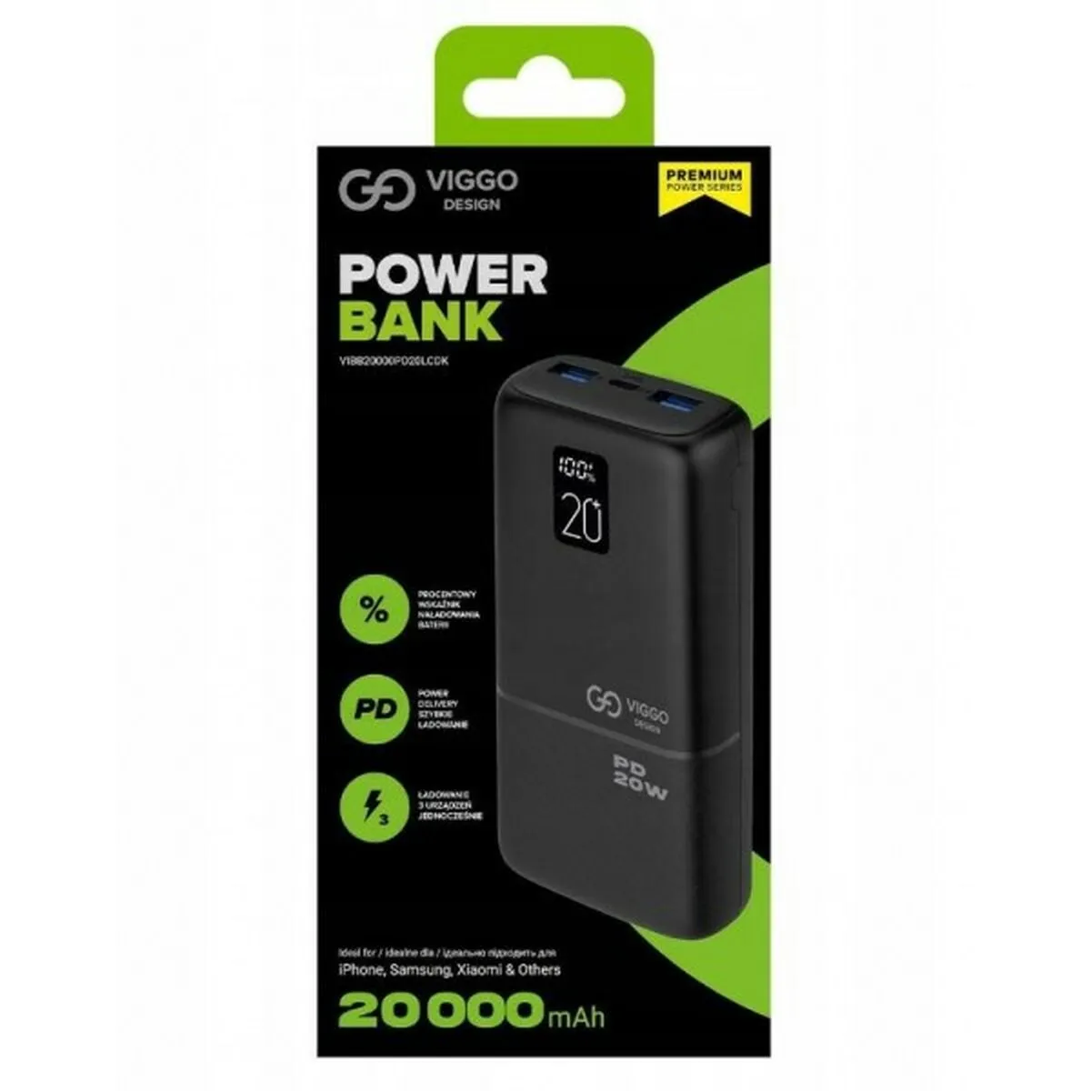 Powerbank Viggo PD20W 20000 mAh