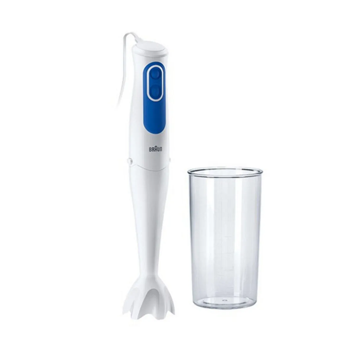 Frullatore ad Immersione Braun Minipimer 3 MQ3000 Smoothie Azzurro Bianco Bianco/Blu 700 W