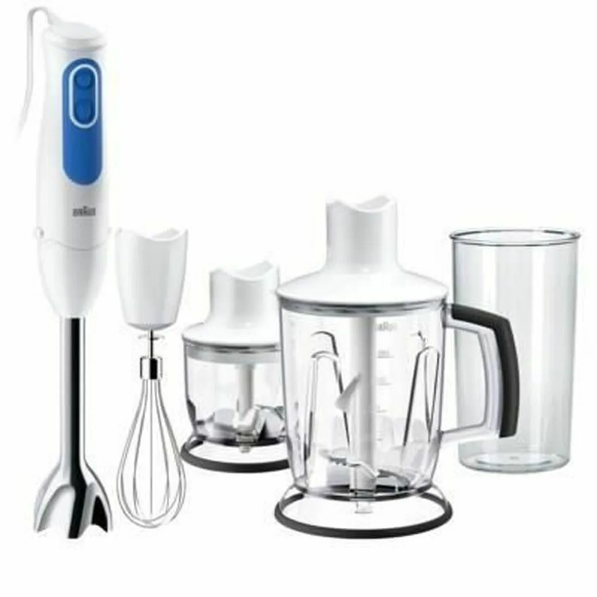 Frullatore ad Immersione Braun MQ3045WH 700 W Bianco Bianco/Blu Azzurro/Bianco 700 W