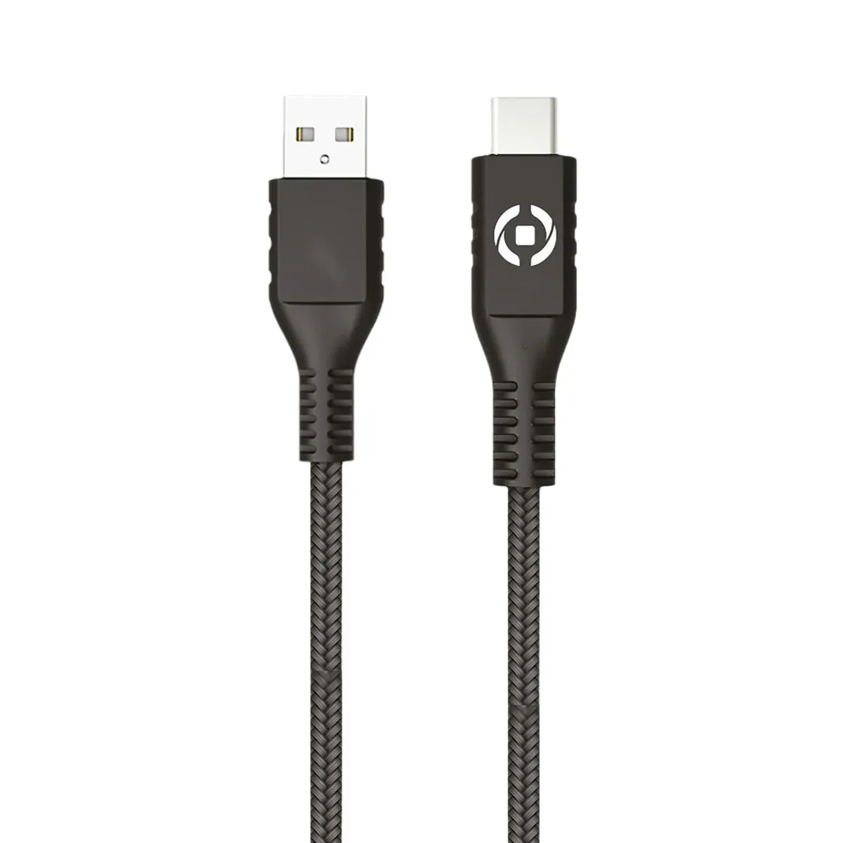 Cavo USB A con USB C Celly PL2MUSBUSBC 2 m Nero